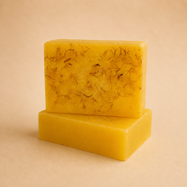 Golden SEA MOSS Soap Dr. Sebi Approved Essential Oils Infused with Sea Moss Gel