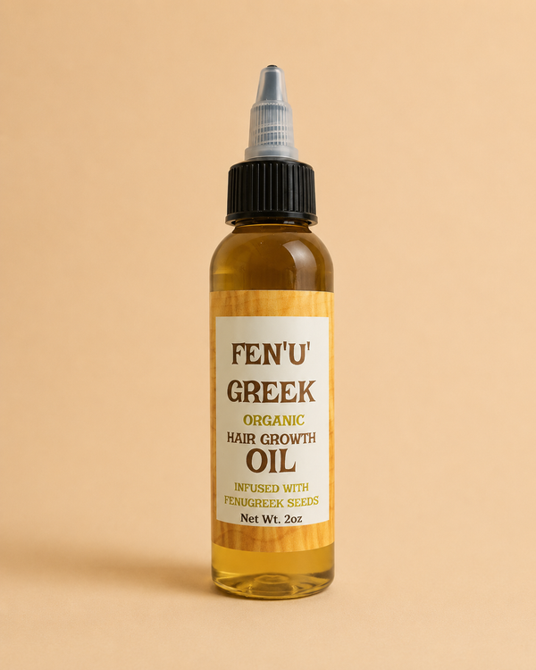 Fen'U'Greek Hair Grow Oil Infused with Organic Fenugreek Seeds