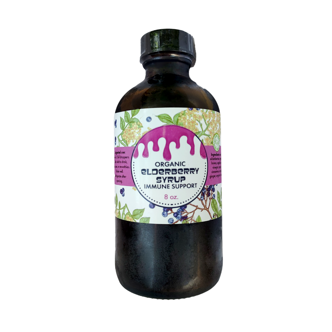 Organic Elderberry Syrup 8oz
