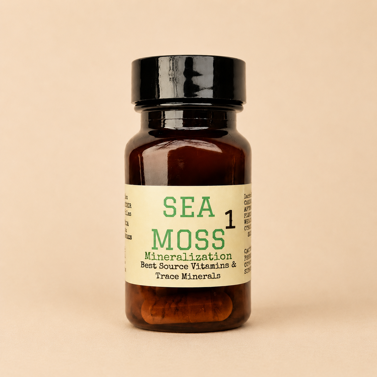NEW* Sea Moss 1 Vegan CAPSULES Sea Moss Mineralized